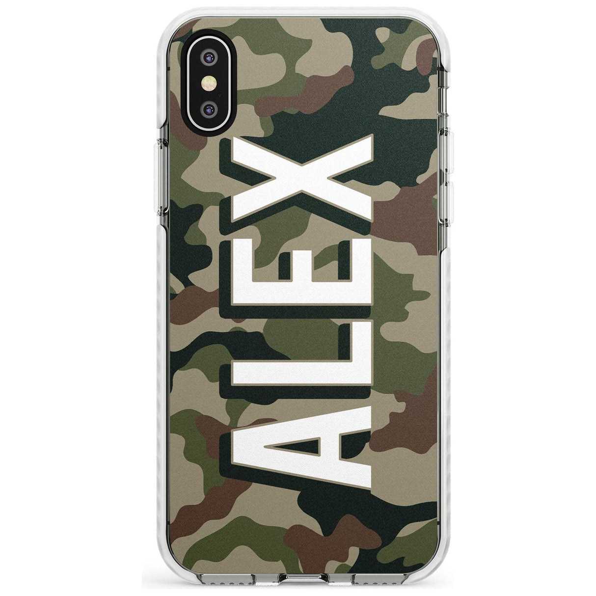 Classic Green Camo Slim TPU Phone Case Warehouse X XS Max XR