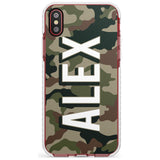 Classic Green Camo Slim TPU Phone Case Warehouse X XS Max XR