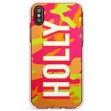 Colourful Neon Camo Slim TPU Phone Case Warehouse X XS Max XR