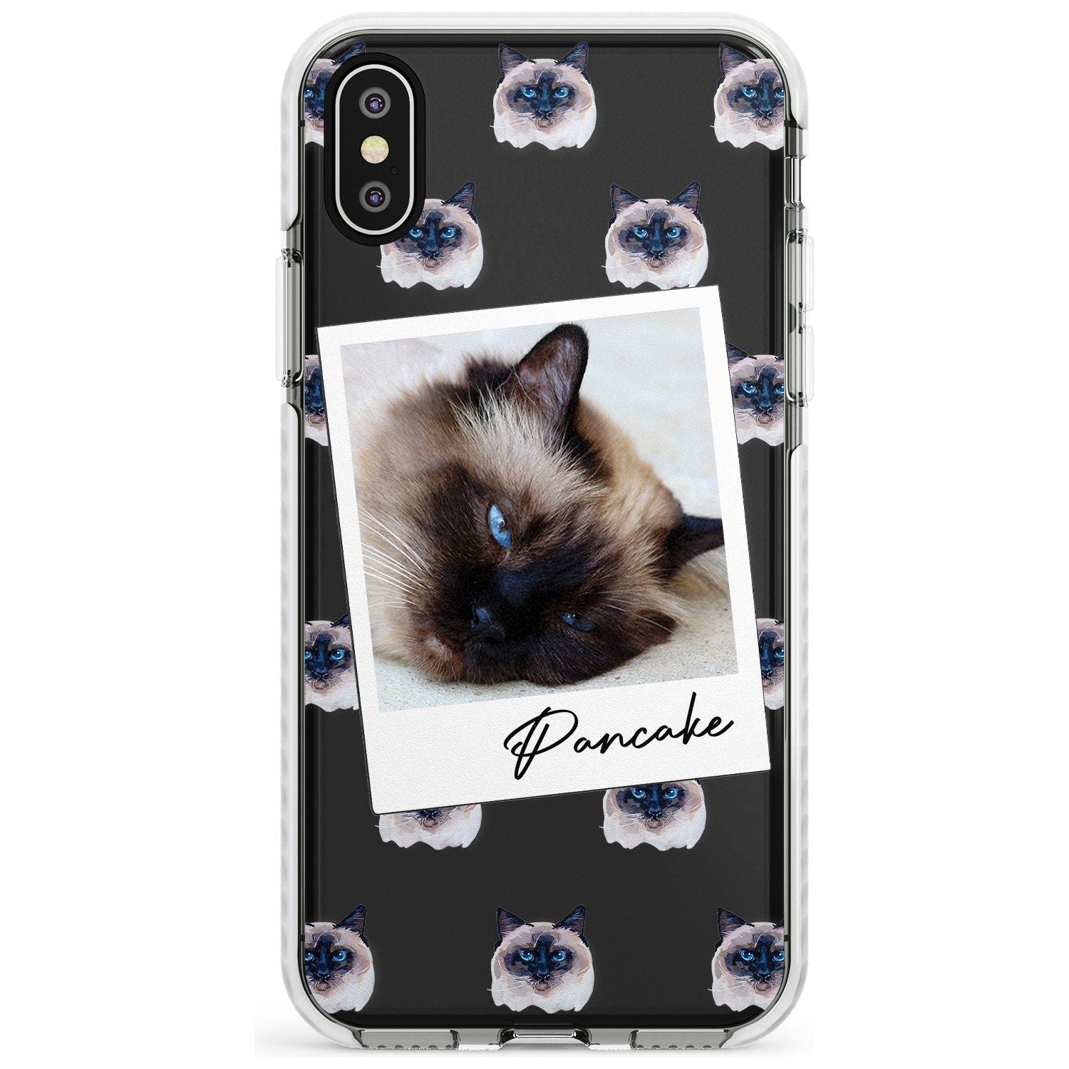 Personalised Burmese Cat Photo Impact Phone Case for iPhone X XS Max XR