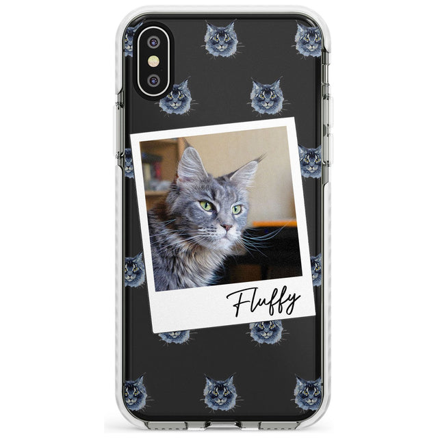 Personalised Maine Coon Photo Impact Phone Case for iPhone X XS Max XR