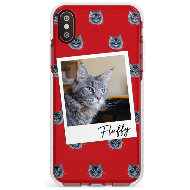 Personalised Maine Coon Photo Impact Phone Case for iPhone X XS Max XR
