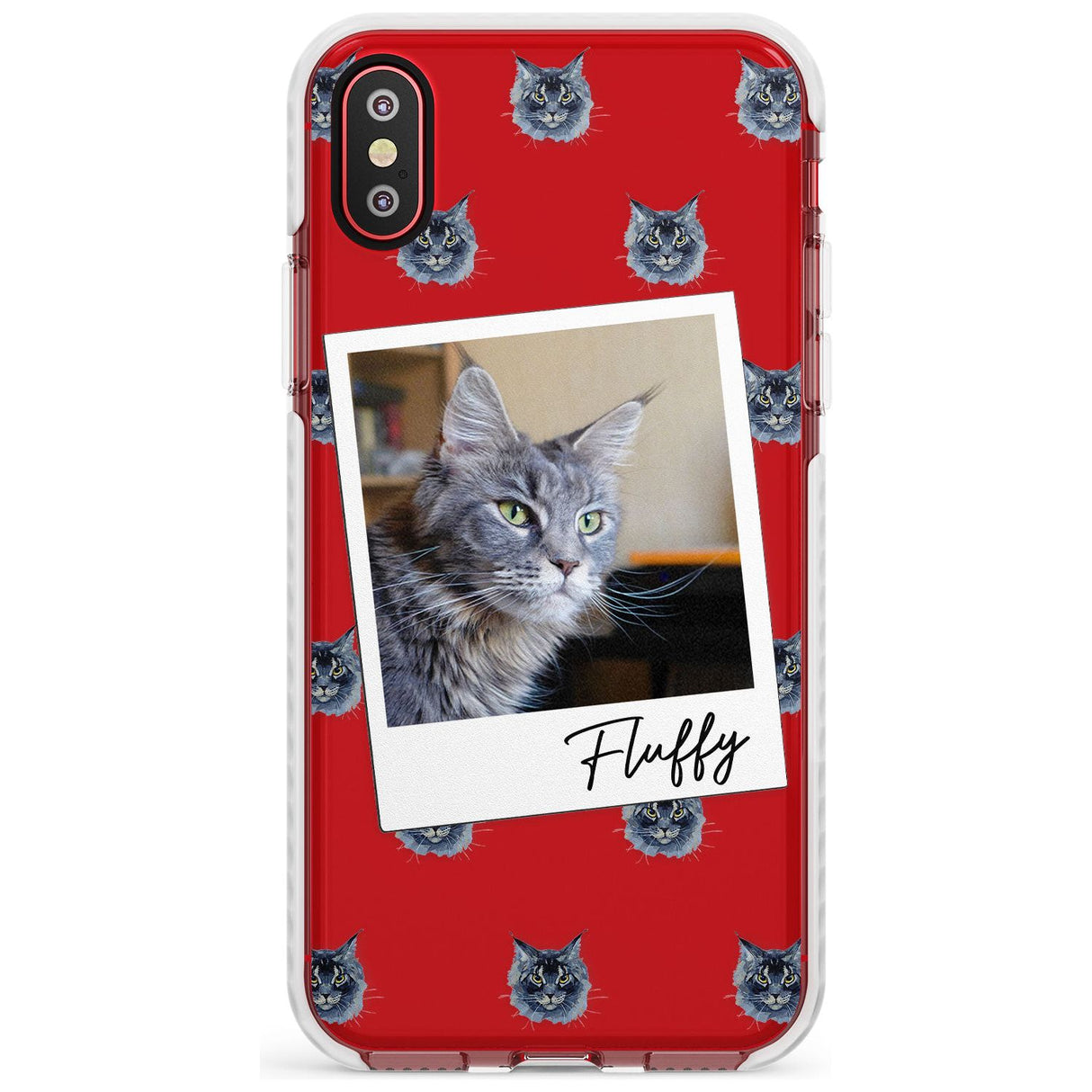 Personalised Maine Coon Photo Impact Phone Case for iPhone X XS Max XR