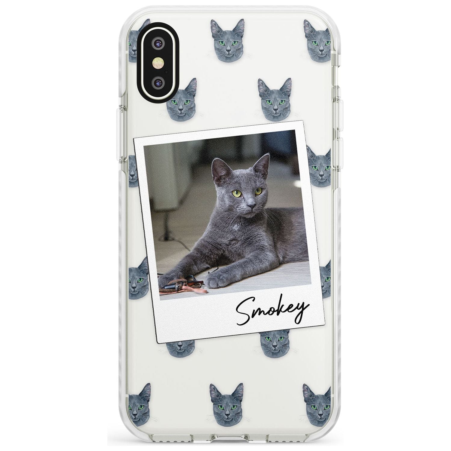 Personalised Korat Cat Photo Impact Phone Case for iPhone X XS Max XR