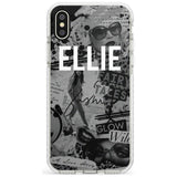 Grey Scale Fashion Collage iPhone Case  Impact Case Custom Phone Case - Case Warehouse