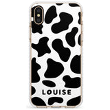 Custom Cow Print Slim TPU Phone Case Warehouse X XS Max XR