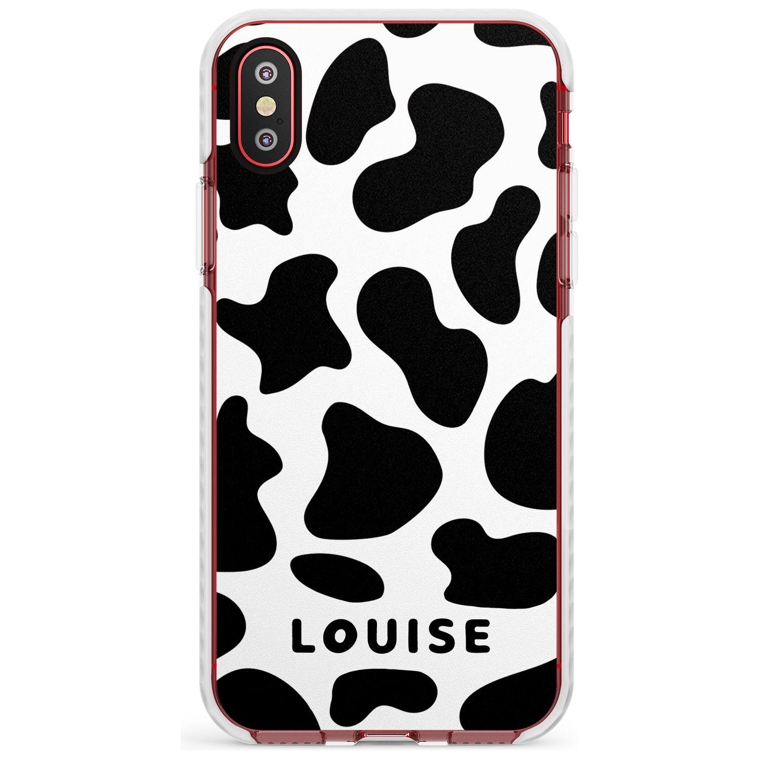 Custom Cow Print Slim TPU Phone Case Warehouse X XS Max XR