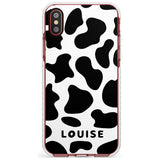 Custom Cow Print Slim TPU Phone Case Warehouse X XS Max XR