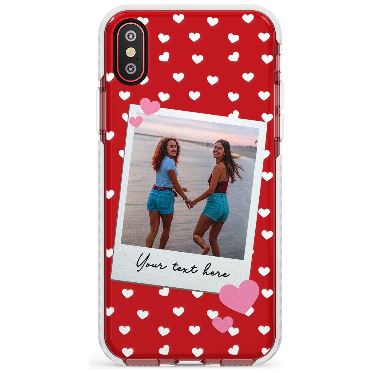 Instant Film & Hearts Slim TPU Phone Case Warehouse X XS Max XR