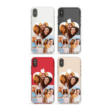 Personalised Heart Photo Grid Phone Case for iPhone X XS Max XR