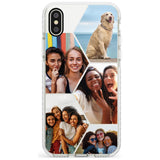 Personalised Heart Photo Grid Phone Case for iPhone X XS Max XR