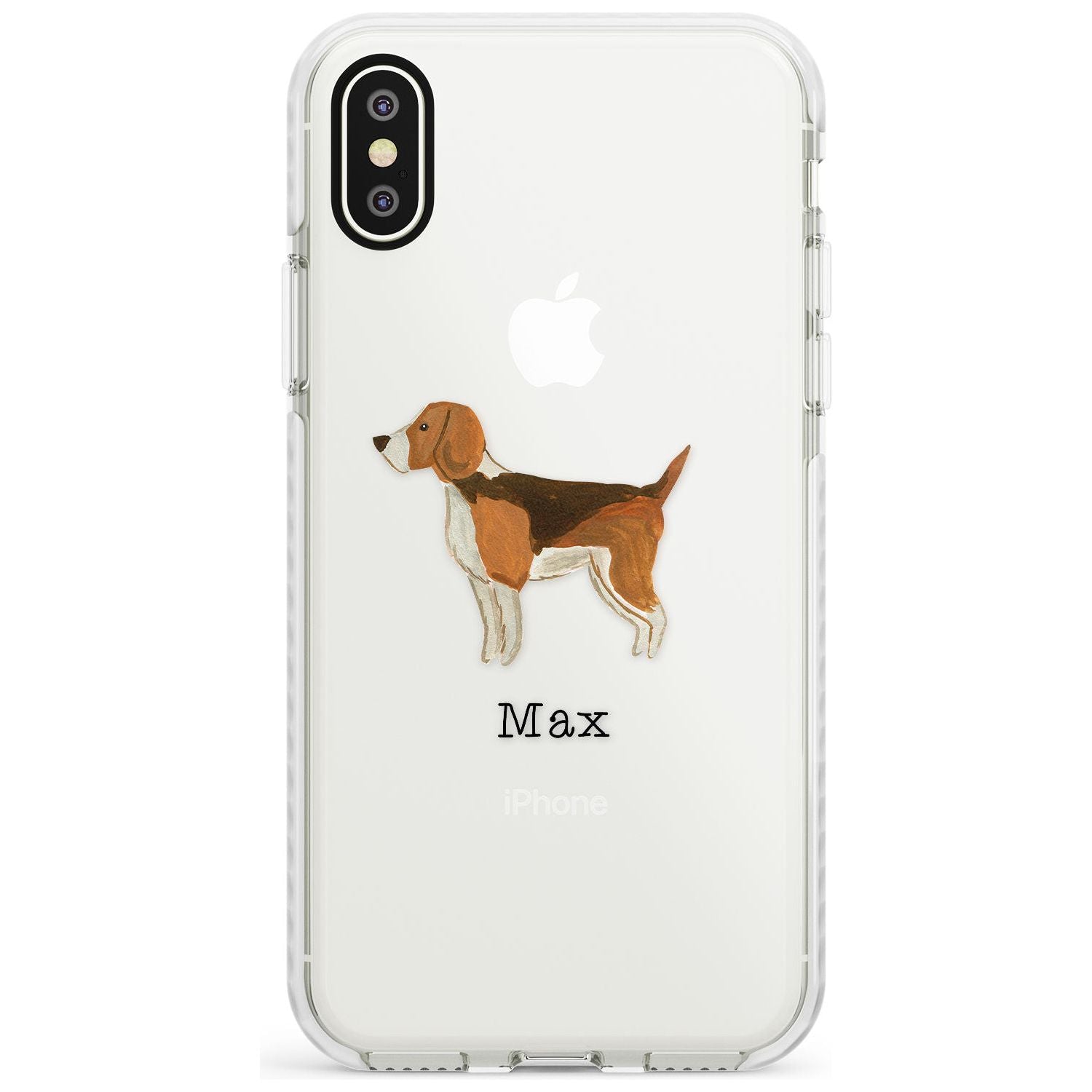 Hand Painted Beagle Impact Phone Case for iPhone X XS Max XR