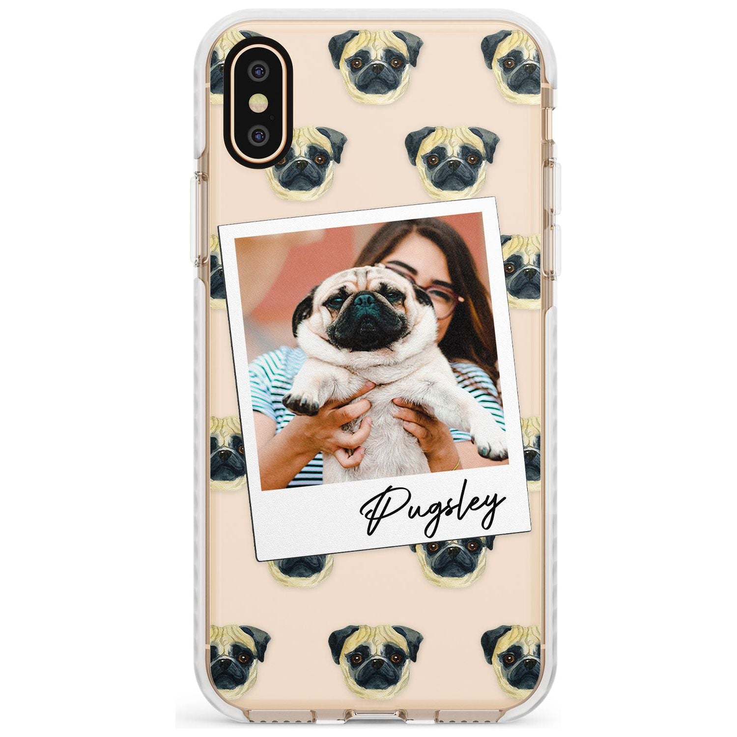 Pug - Custom Dog Photo Slim TPU Phone Case Warehouse X XS Max XR