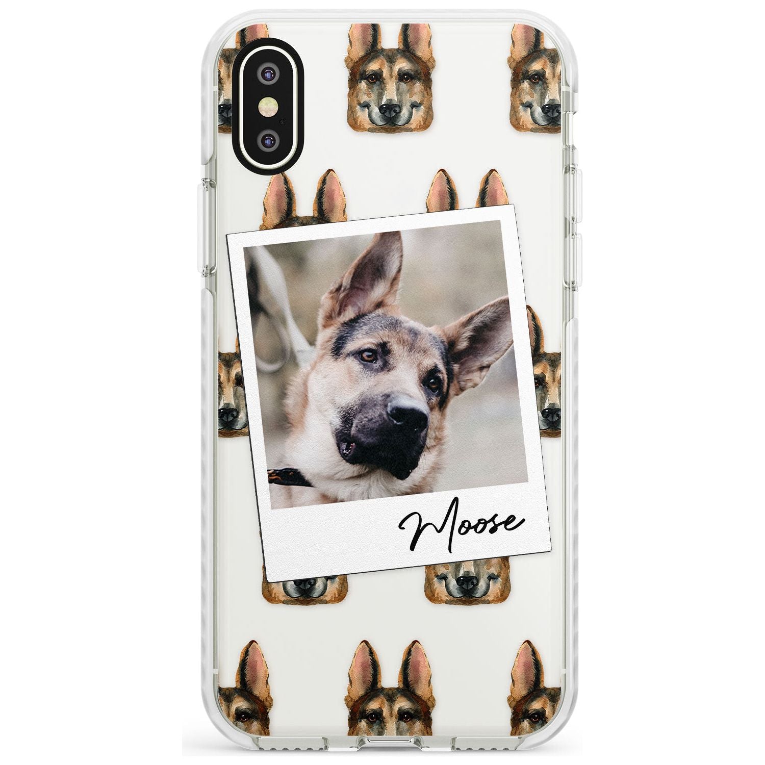 German Shepherd - Custom Dog Photo Slim TPU Phone Case Warehouse X XS Max XR