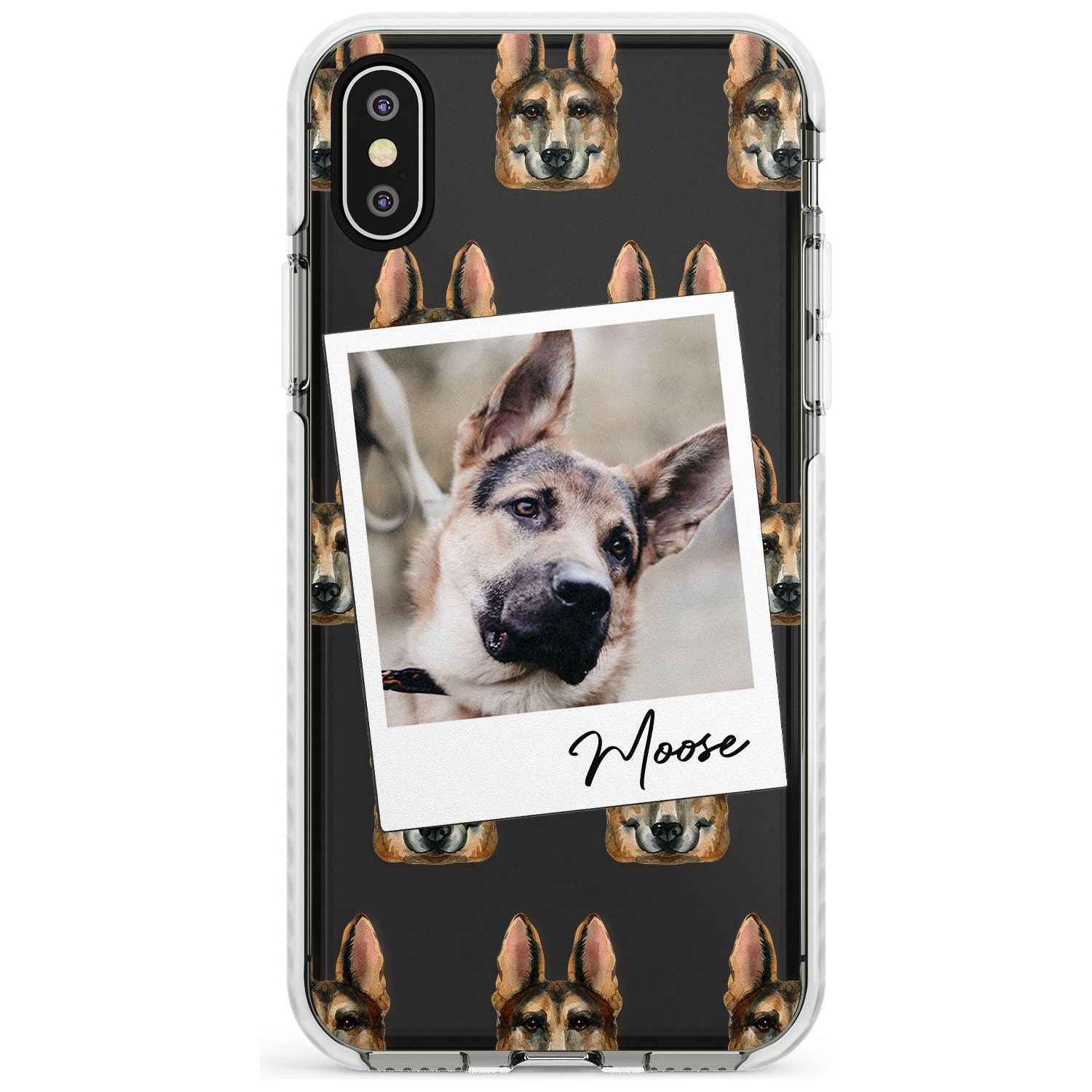 German Shepherd - Custom Dog Photo Slim TPU Phone Case Warehouse X XS Max XR