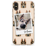 German Shepherd - Custom Dog Photo Slim TPU Phone Case Warehouse X XS Max XR