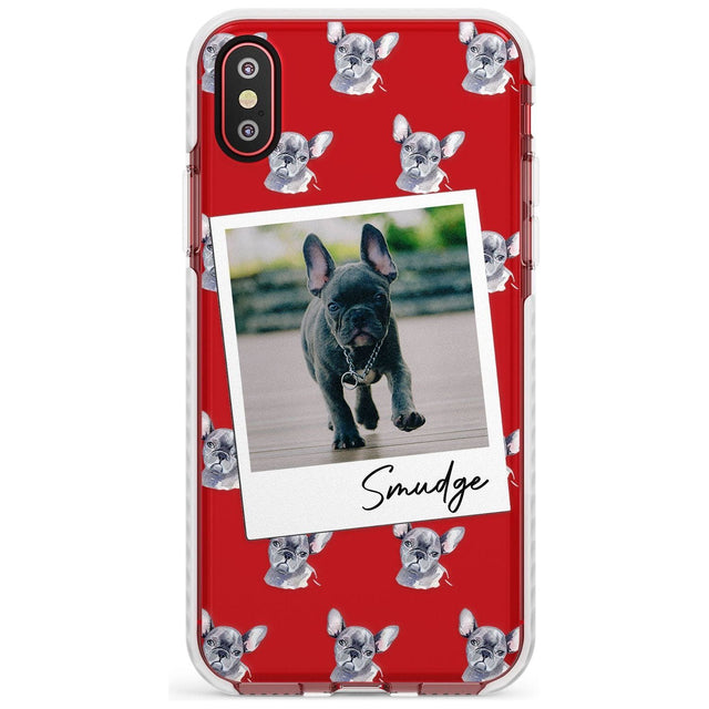 French Bulldog, Grey - Custom Dog Photo Slim TPU Phone Case Warehouse X XS Max XR