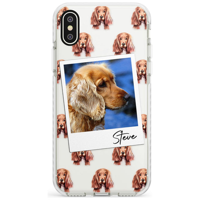 Cocker Spaniel - Custom Dog Photo Slim TPU Phone Case Warehouse X XS Max XR