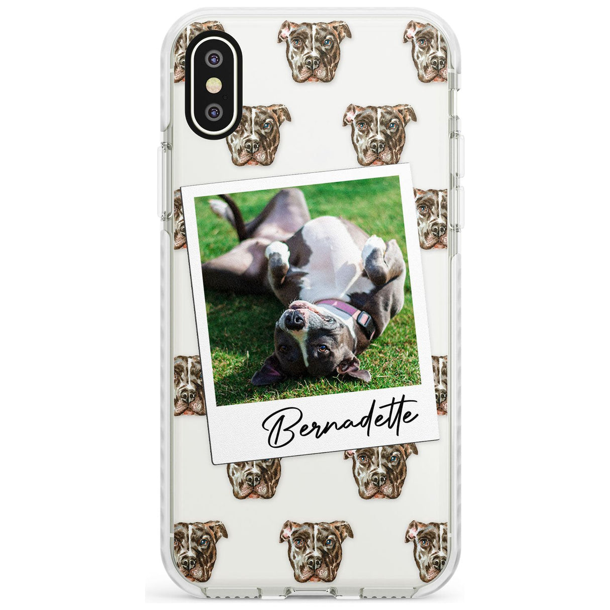 Staffordshire Bull Terrier - Custom Dog Photo Slim TPU Phone Case Warehouse X XS Max XR