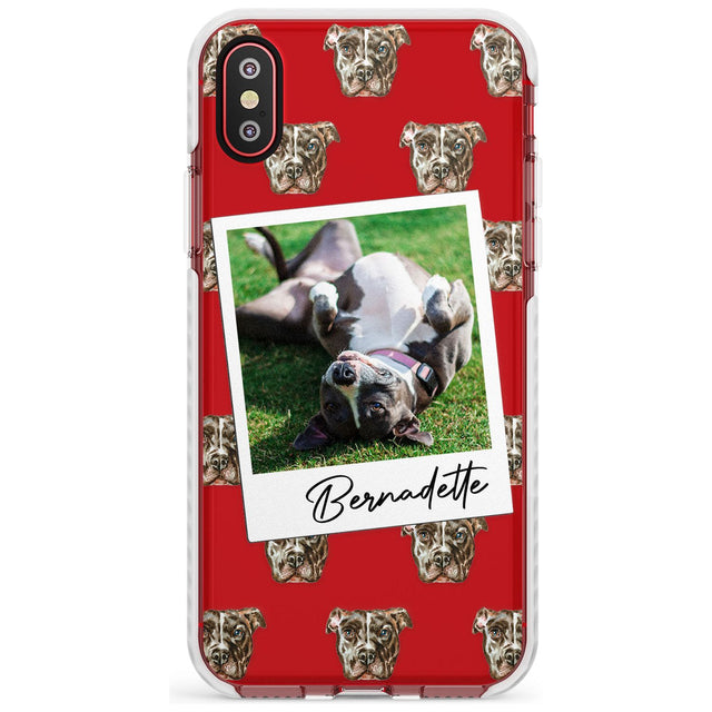 Staffordshire Bull Terrier - Custom Dog Photo Slim TPU Phone Case Warehouse X XS Max XR