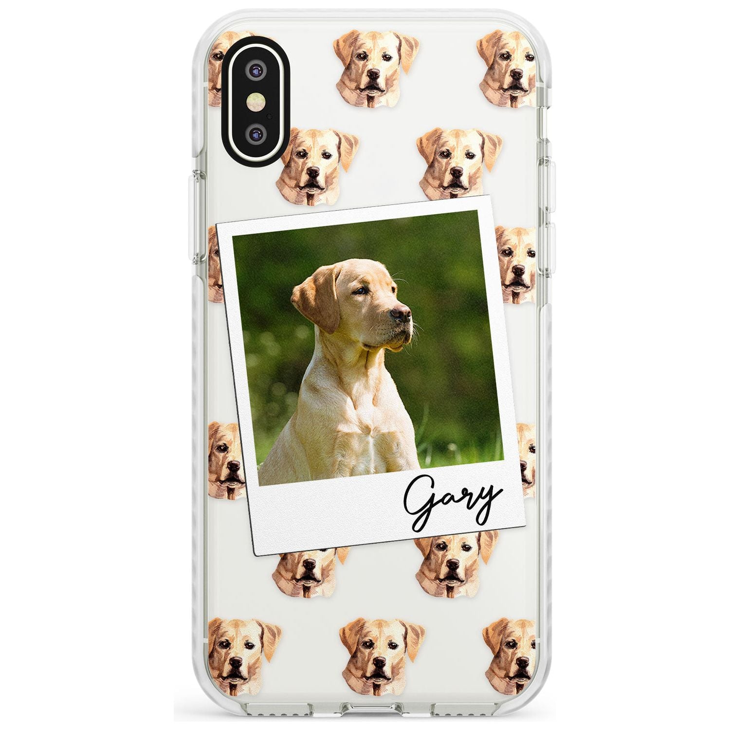 Labrador, Tan - Custom Dog Photo Slim TPU Phone Case Warehouse X XS Max XR