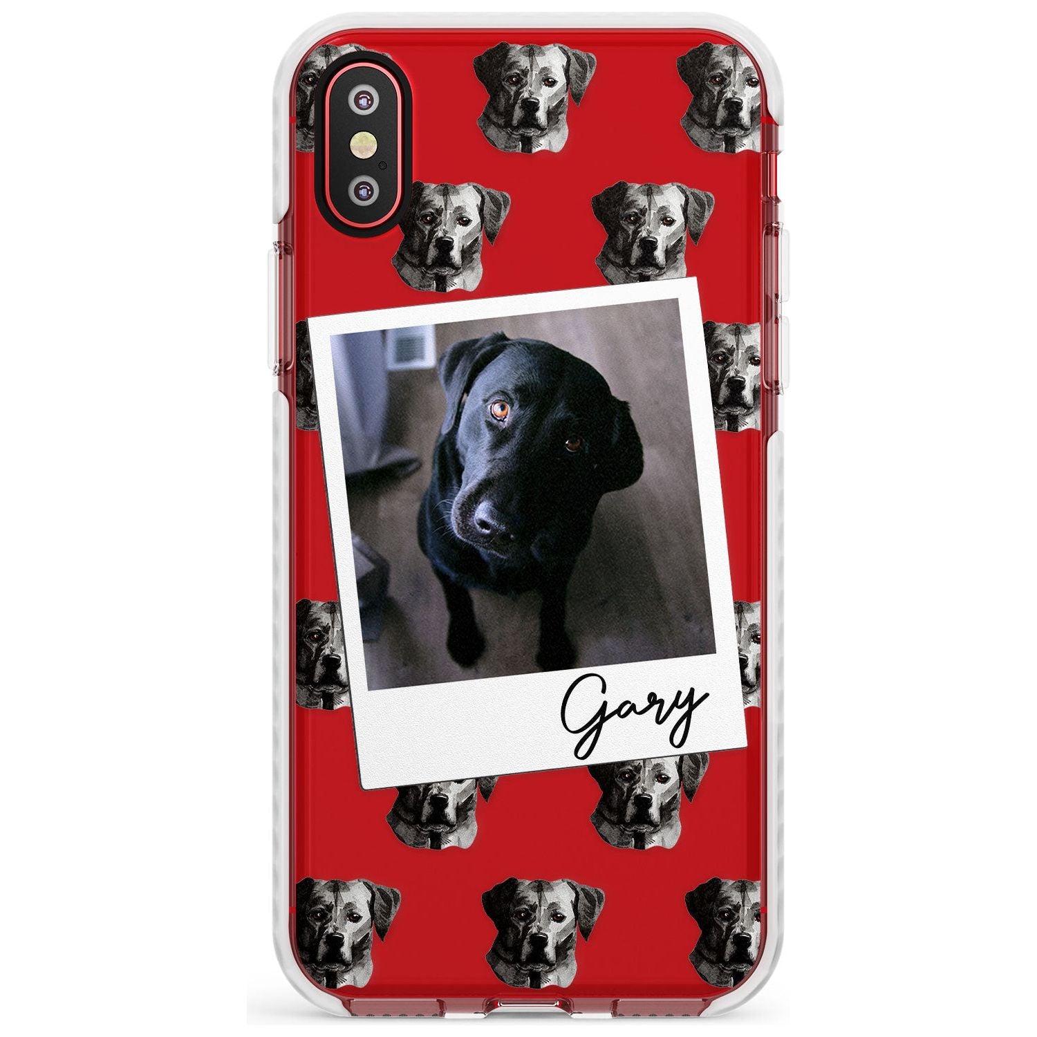 Labrador, Black - Custom Dog Photo Slim TPU Phone Case Warehouse X XS Max XR