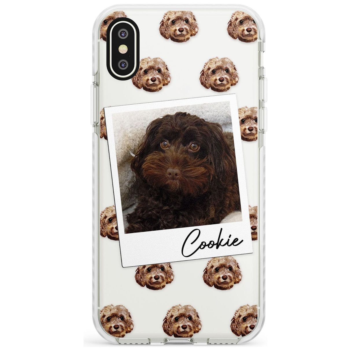 Cockapoo, Brown - Custom Dog Photo Slim TPU Phone Case Warehouse X XS Max XR