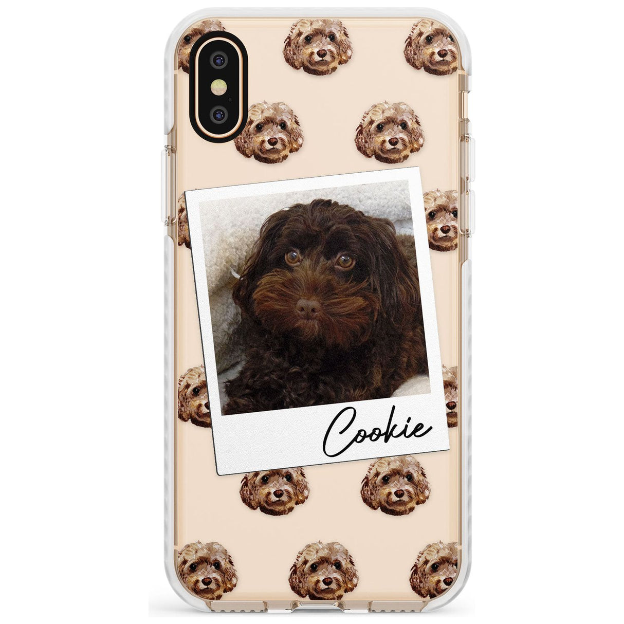 Cockapoo, Brown - Custom Dog Photo Slim TPU Phone Case Warehouse X XS Max XR