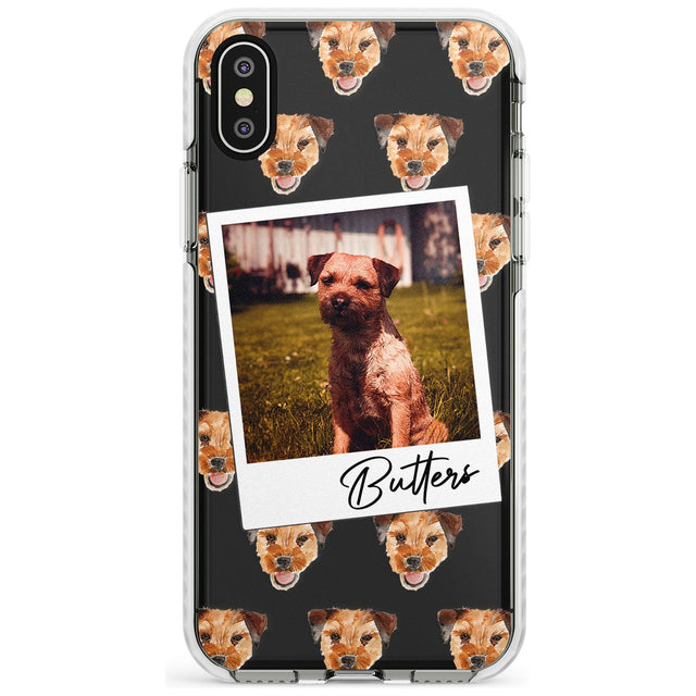 Border Terrier - Custom Dog Photo Slim TPU Phone Case Warehouse X XS Max XR