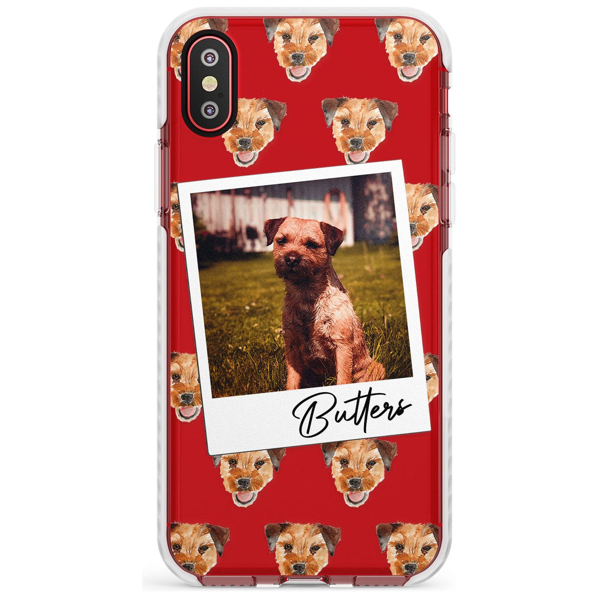 Border Terrier - Custom Dog Photo Slim TPU Phone Case Warehouse X XS Max XR