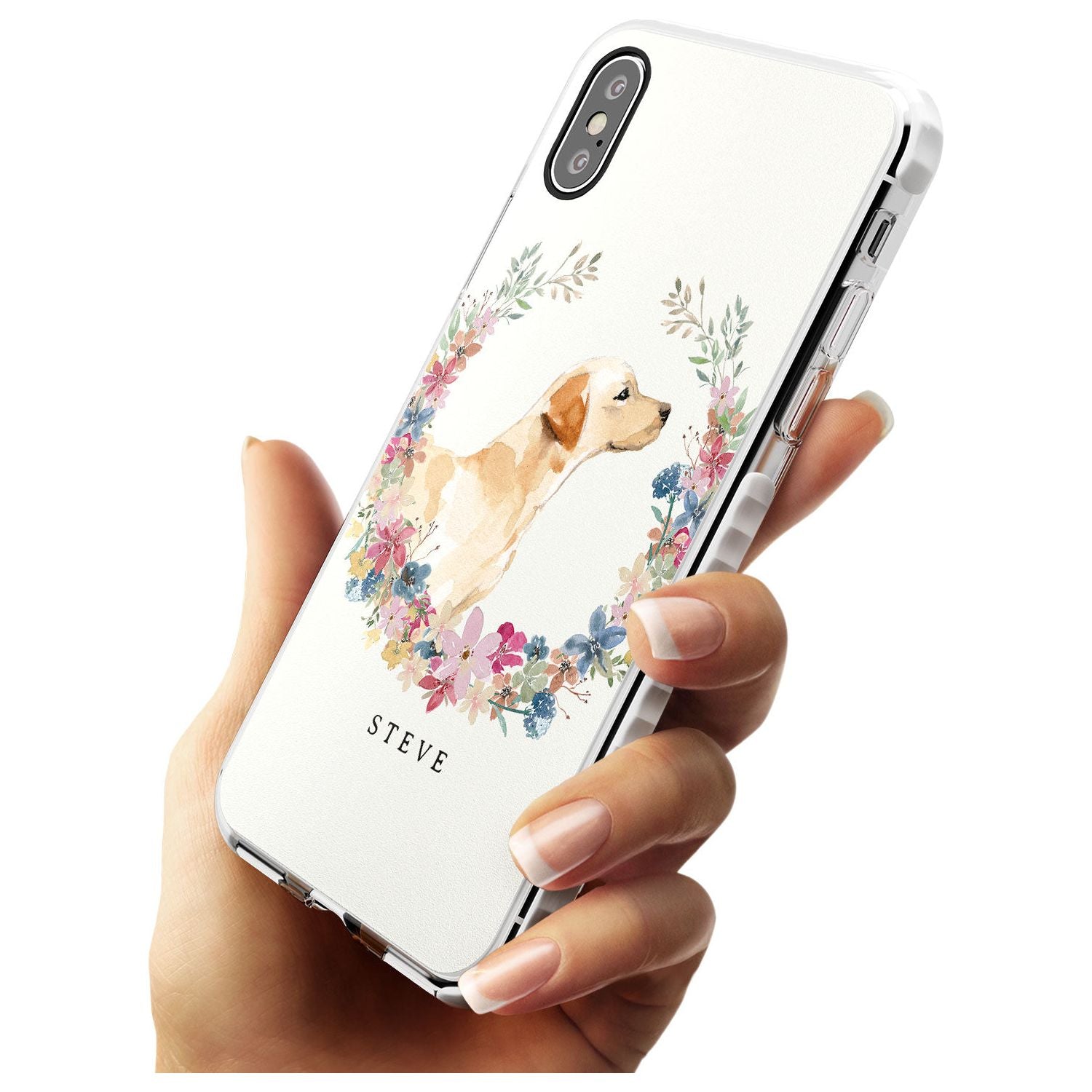 Yellow Labrador - Watercolour Dog Portrait Impact Phone Case for iPhone X XS Max XR