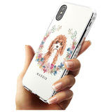 Cavapoo - Watercolour Dog Portrait Impact Phone Case for iPhone X XS Max XR