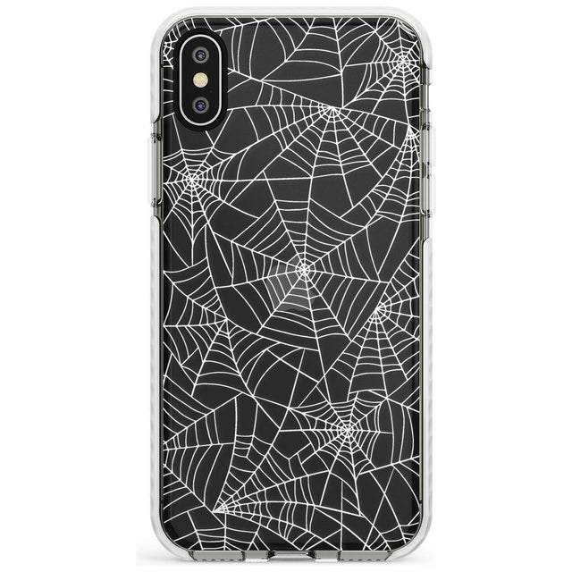 Personalised Spider Web Pattern Impact Phone Case for iPhone X XS Max XR