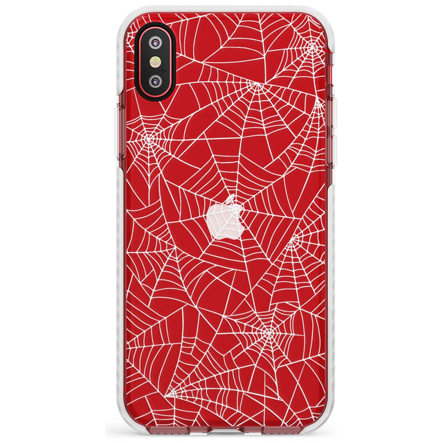 Personalised Spider Web Pattern Impact Phone Case for iPhone X XS Max XR