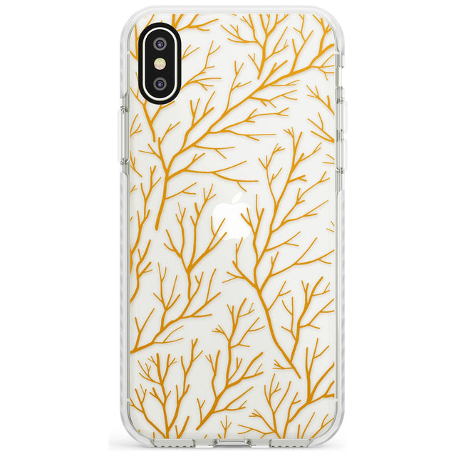 Personalised Bramble Branches Pattern Impact Phone Case for iPhone X XS Max XR