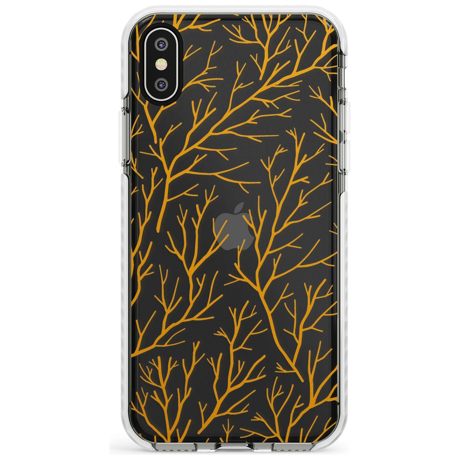 Personalised Bramble Branches Pattern Impact Phone Case for iPhone X XS Max XR
