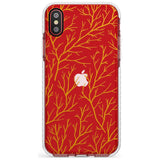 Personalised Bramble Branches Pattern Impact Phone Case for iPhone X XS Max XR