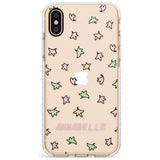 Personalised Custom Leaves Pattern Impact Phone Case for iPhone X XS Max XR