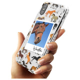 Personalised Horse Polaroid Impact Phone Case for iPhone X XS Max XR