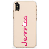 Personalised Summer Name Impact Phone Case for iPhone X XS Max XR