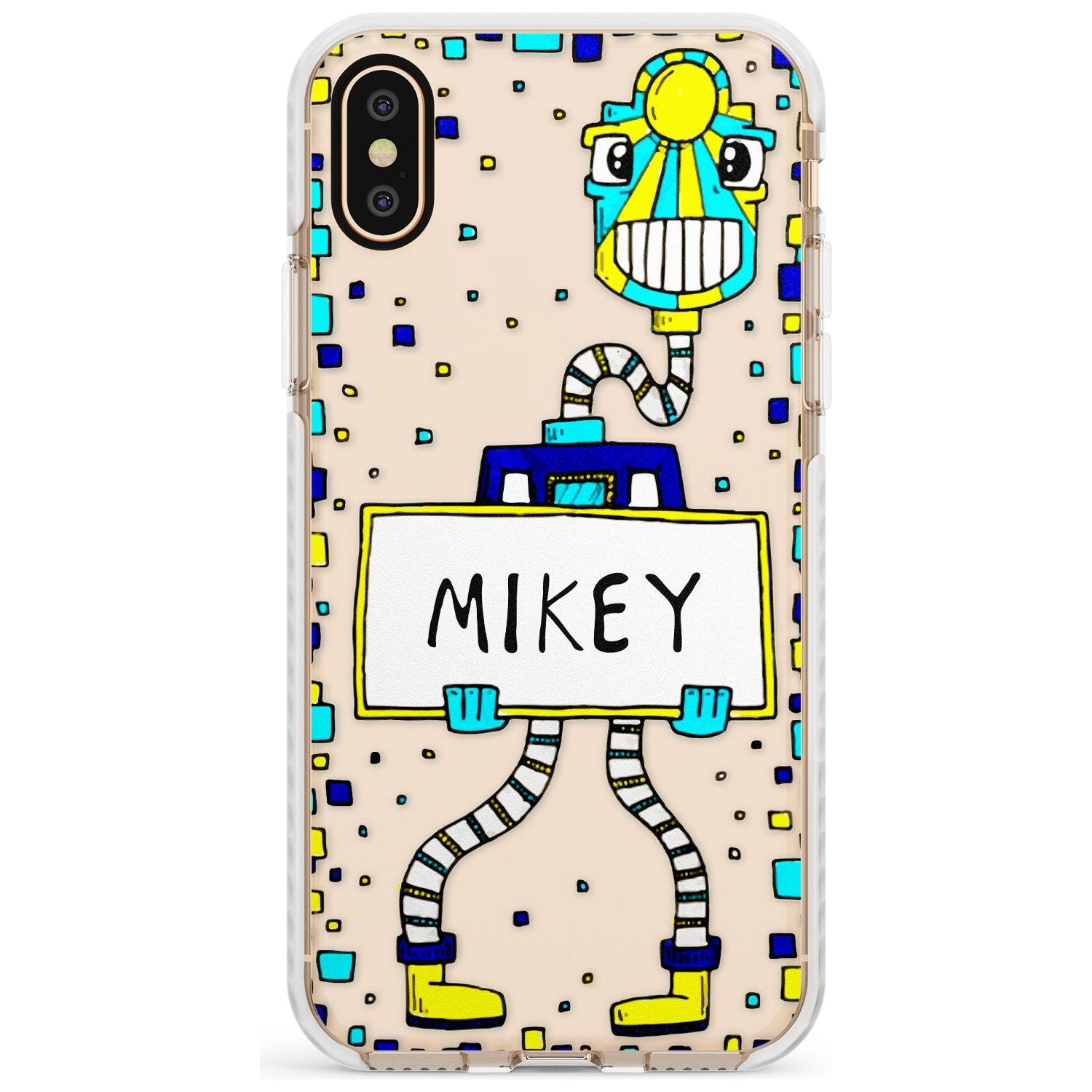 Personalised Custom Tubes Guy Impact Phone Case for iPhone X XS Max XR