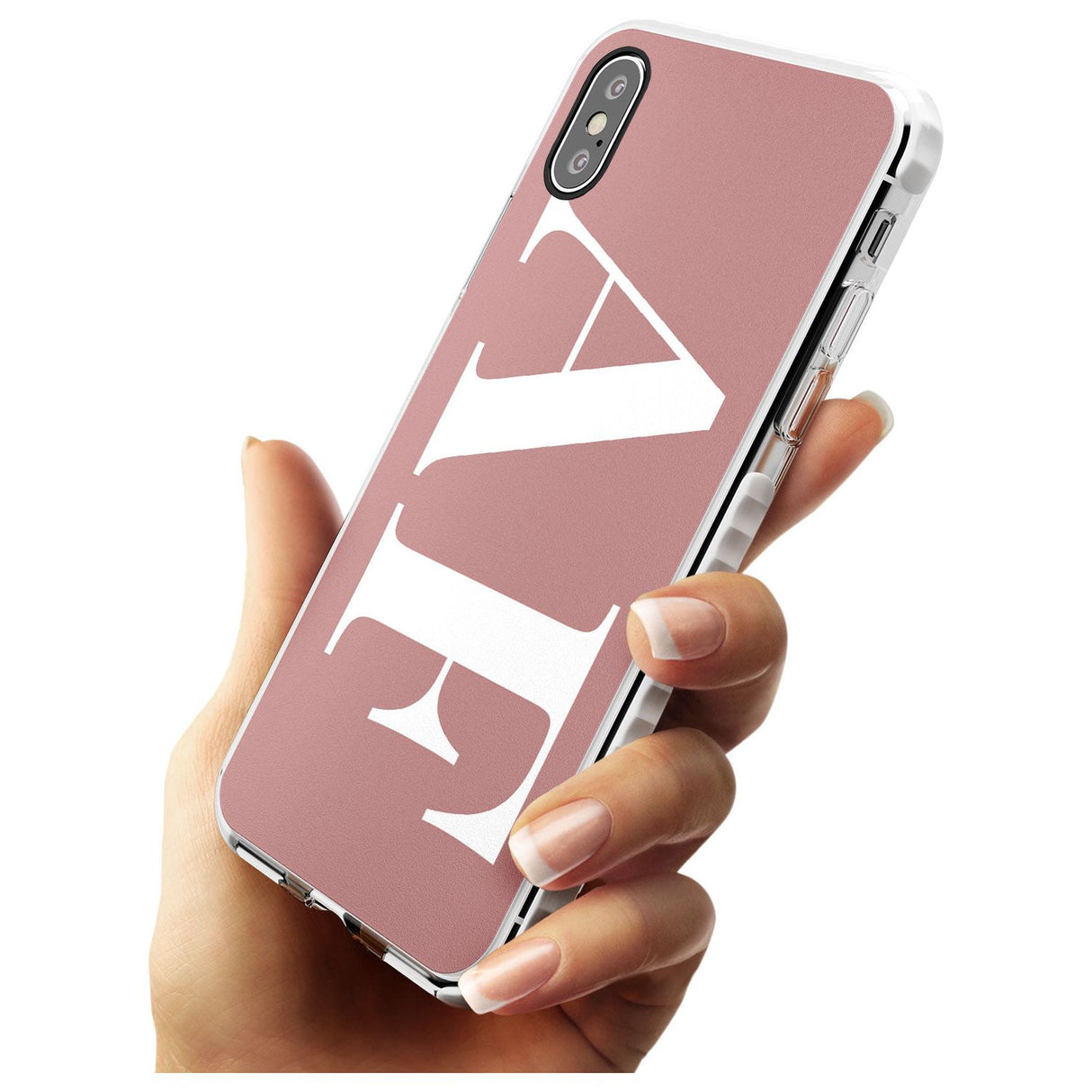 White & Rose Personalised iPhone Case   Custom Phone Case - Case Warehouse