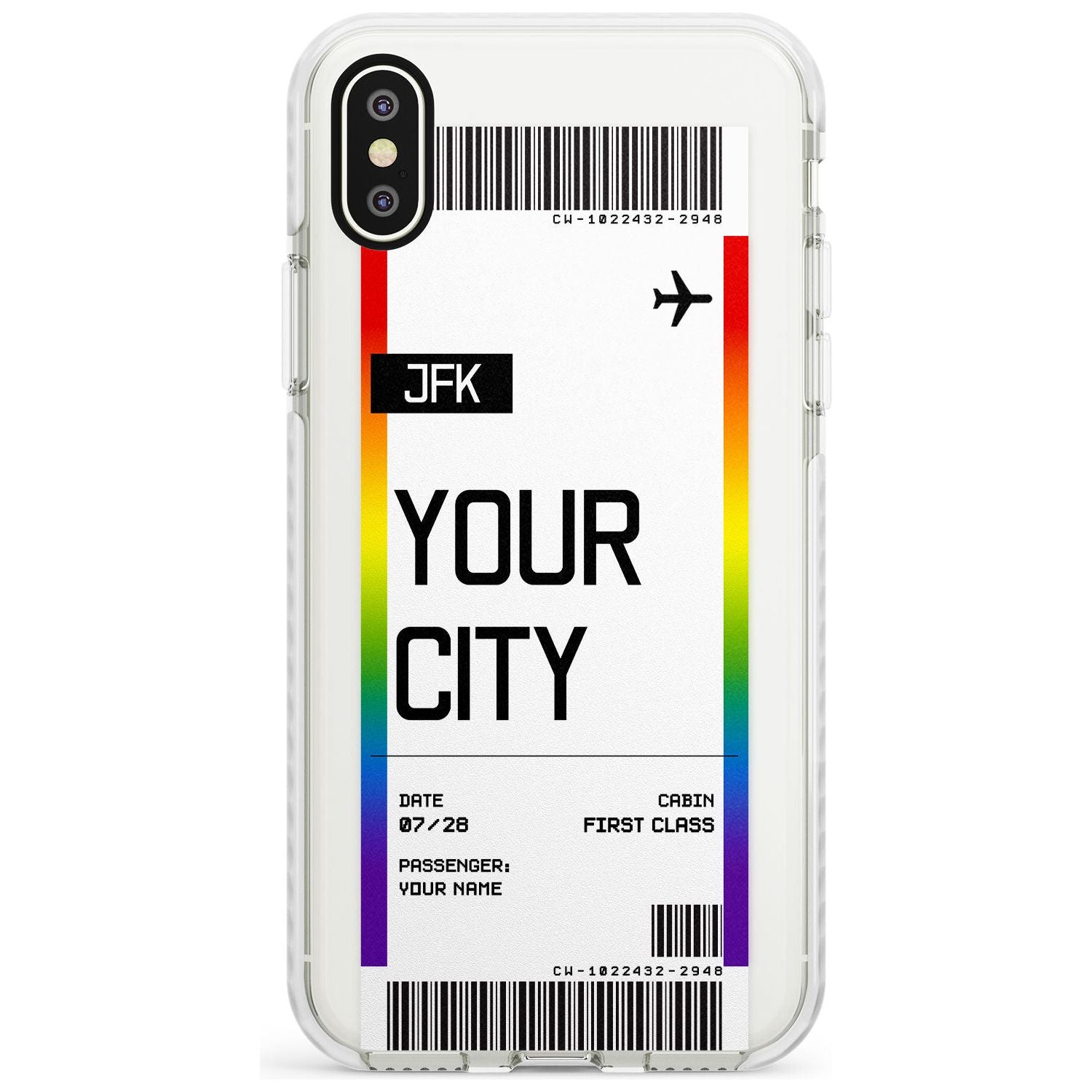 Pride Boarding Pass (Limited Edition) Phone Case for iPhone X XS Max XR