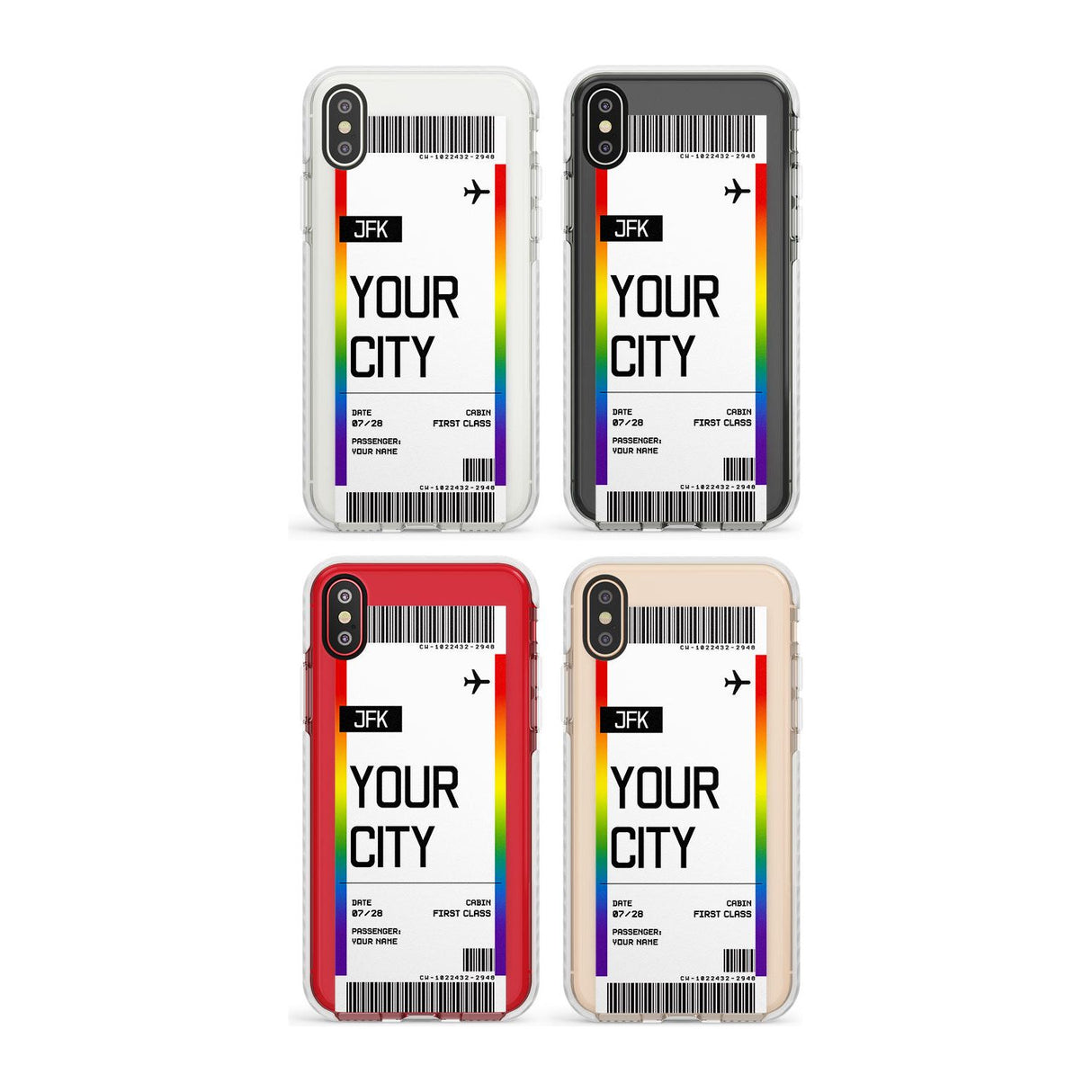 Pride Boarding Pass (Limited Edition) Phone Case for iPhone X XS Max XR