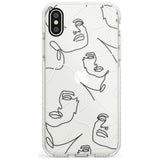 Personalised Abstract Faces Phone Case for iPhone X XS Max XR