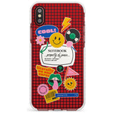 Custom Sticker Mix on Grid Slim TPU Phone Case Warehouse X XS Max XR