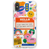 Custom Nostalgia Sticker Mix #2 Slim TPU Phone Case Warehouse X XS Max XR