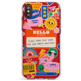 Custom Nostalgia Sticker Mix #2 Slim TPU Phone Case Warehouse X XS Max XR