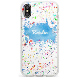 Rainbow Paint Splatter iPhone Case  Impact Case Custom Phone Case - Case Warehouse