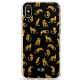 Personalised Cheetah Pattern: Black Slim TPU Phone Case Warehouse X XS Max XR